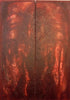 Crushed Cranberry Acrylester #05 (2 pc) Knife Scaless 3/8" x 2" x 6" - 1761