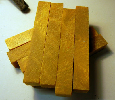 Golden Swirl Acrylester (1 pc) Pen Blank 3/4