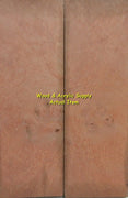Resin Burl African (2 pc) Knife Scaless 3/8" x 2" x 6" 5442