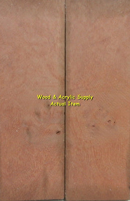 Resin Burl African (2 pc) Knife Scaless 3/8