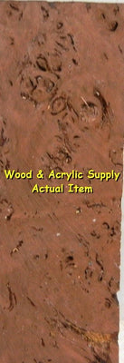Resin Burl African (1 pc) Inlay/Thin 3/8x2x6 5448