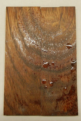 Zebrawood Stabilized (2 pc) Knife Scaless 3/8