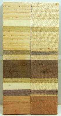 Laminated Desert Colors (2 pc) Knife Scales  3/16