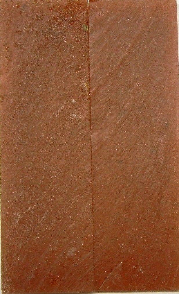 Froggy Burgundy Acrylester #43 (2 pc) Knife Scaless 3/16" x 1 1/2" x 5" - 1944