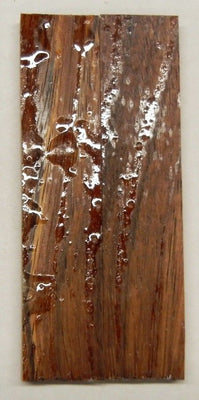 Zebrawood Stabilized (2 pc) Knife Scaless 1/4