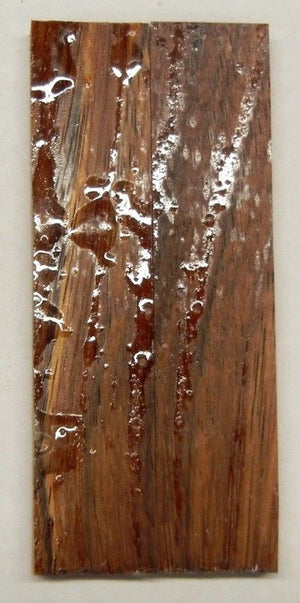 Zebrawood Stabilized (2 pc) Knife Scaless 1/4" x 1" x 4" - 2374
