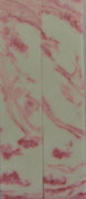 Raspberry Parfait Acrylester #68 (2 pc) Mini Knife Scales  3/16" x 1" x 5    --1 - Wood Acrylic Supply