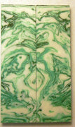 Spring Mist Acrylester #46 (2 pc) Knife Scales 3/8" x 1 1/2" x 5" - 1573 - Wood Acrylic Supply