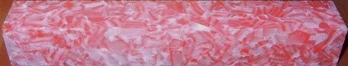 Cherry Berry  Premium Acrylic. 1 pc Pen Blank Short 3/4" x 2 7/8" to 3 7/8" B