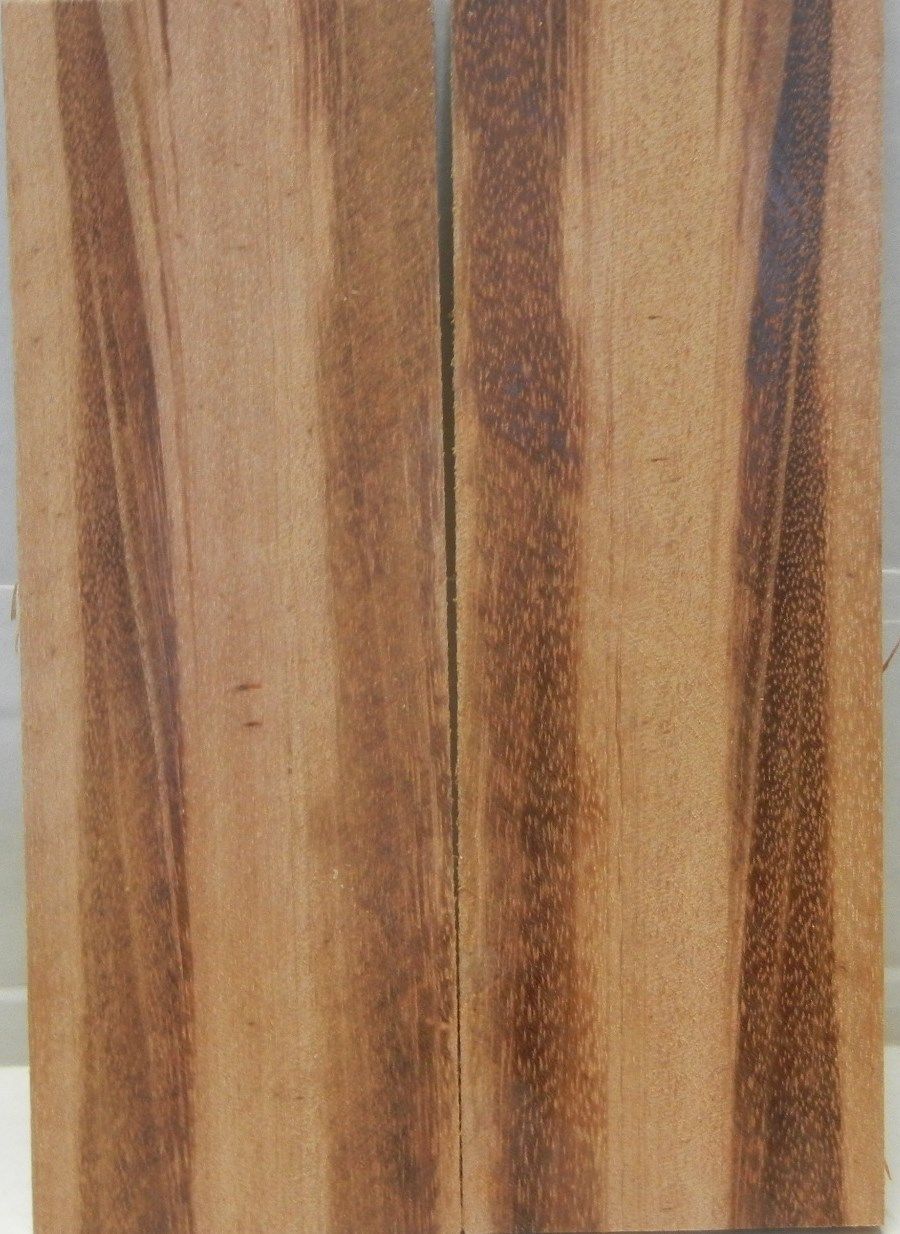 Goncalo Alves Figured (2 pc) Razor Knife Scales 3/16" x 2" x 6" - 7241 - Wood Acrylic Supply