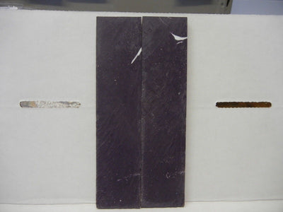 Alumilit Purple w White Streak (2 pc) Knife Scaless 1/4