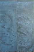 Blue  Acrylester #19 (2 pc) Razor Knife Scaless 3/16" x 2" x 6" - 1446