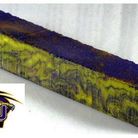 3/4" x 3/4" x 5" Pen Blank Banana Grape Acrylester #39 - Wood Acrylic Supply