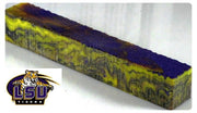 3/4" x 3/4" x 5" Pen Blank Banana Grape Acrylester #39 - Wood Acrylic Supply