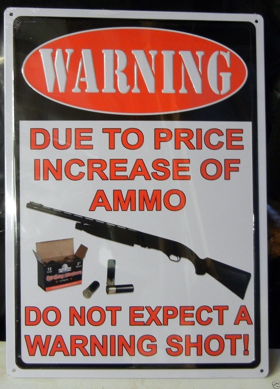 Warning-Price Increase Trespassing Sign 12x17" GIFT