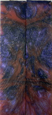 Violet & Pink Acrylester #61 (2 pc) Knife Scales 3/16