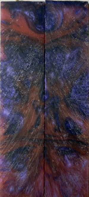 Violet & Pink Acrylester #61 (2 pc) Knife Scales 3/16" x 1" x 5" - 0698 - Wood Acrylic Supply