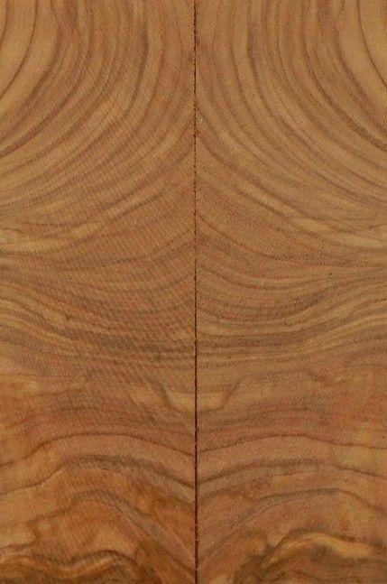 Chinaberry (2 pc) Mini Knife Scales  3/16"x1"x3"    002 - Wood Acrylic Supply