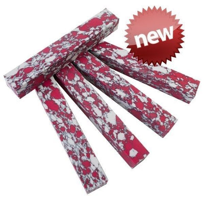 SimStone - 02 Red Agate Pen Blank 3/4