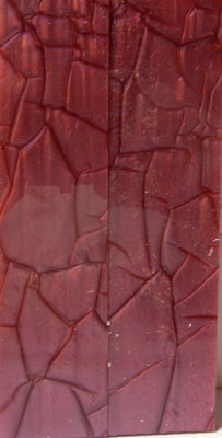 Burgundy Designed Acrylic (2 pc) Knife Scaless 3/16