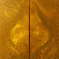Golden Swirl Acrylester (2 pc) Razor Knife Scales 3/16" x 2" x 6" - 1014 - Wood Acrylic Supply