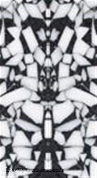 Dalmation Acrylic 46 2 pc Mini Knife Scale  3/16"x3/4"x5" - Wood Acrylic Supply