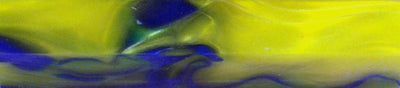 Blue/Gold Swirl Acrylic Pen Blank 3/4