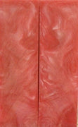 Cotton Candy Inlace Acrylester #15 (2 pc) Knife Scaless  3/8"x1 1/2"x5"    001