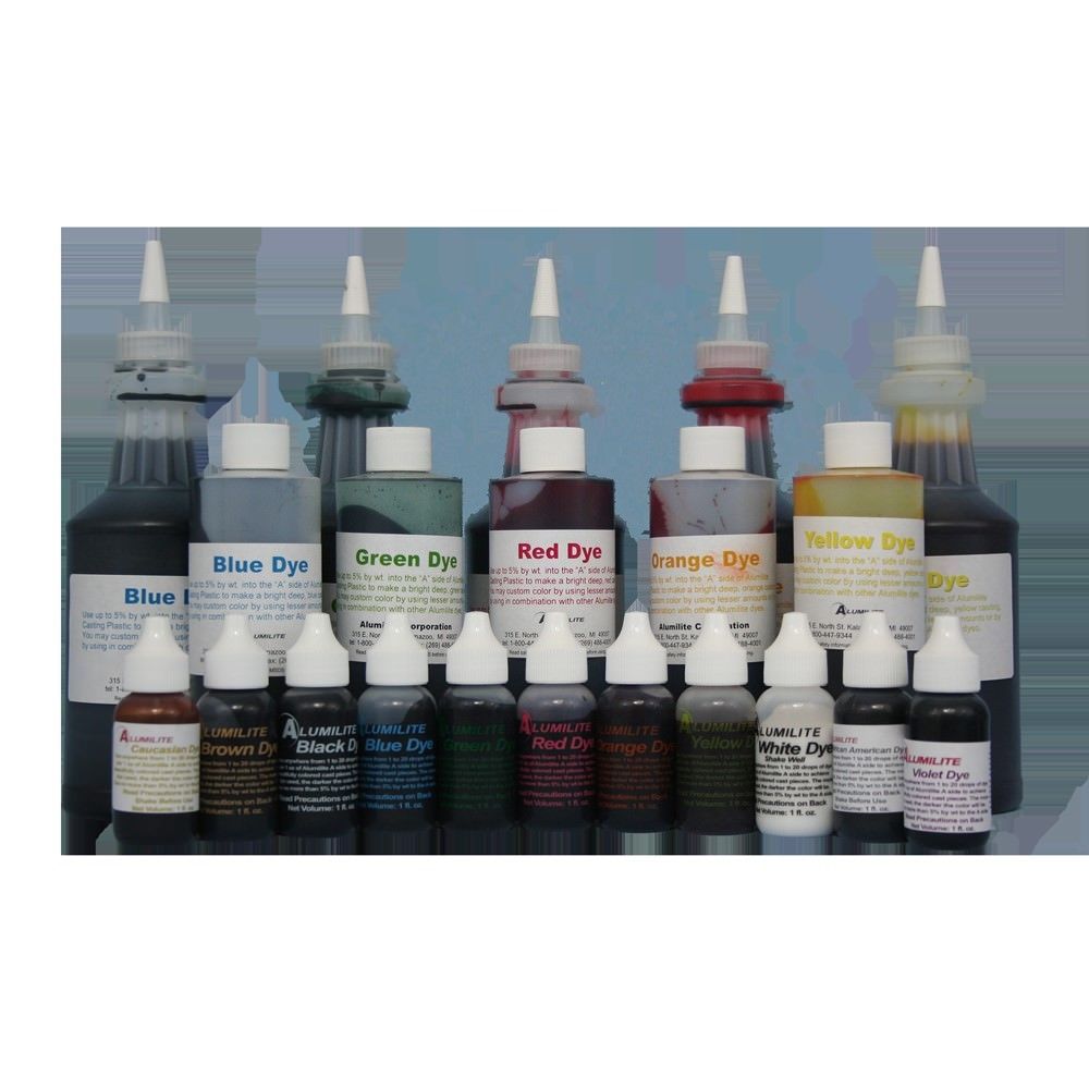 Alumilite Dye Black 1 OZ (1) Bottle RM
