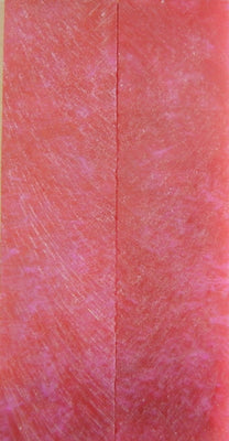 Hot Pink Acrylester #48 (2 pc) Knife Scales 1/4