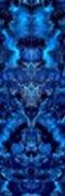 Sapphire Blue Acrylic #07 2 pc Mini Knife Scale  3/16"x3/4"x5" - Wood Acrylic Supply