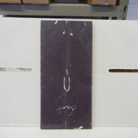 Alumilit Purple w White Streak (2 pc) Knife Scaless 1/4" x 1 1/2" x 6" - 7811