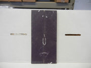 Alumilit Purple w White Streak (2 pc) Knife Scaless 1/4" x 1 1/2" x 6" - 7811