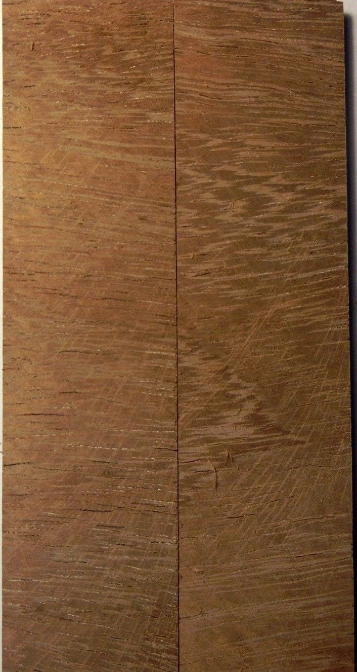 Teak Cross Cut (2 pc) Knife Scales 1/4" x 1 1/2" x 6" - 0997 - Wood Acrylic Supply