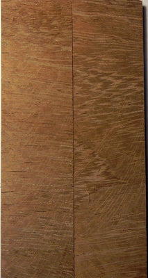 Teak Cross Cut (2 pc) Knife Scales 1/4