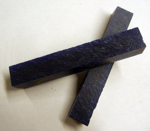 Solid Deep Blue Inlace Acrylester sc8 (1 pc) Pen Blank 3/4"sq x 5" - 2331