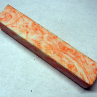 Orange Creamsicle Acrylester #52 (1 pc) Pen Blank 3/4"sq x 4" - 2001