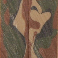 Camo Acrylic #18 (2 pc) Mini Knife Scale  3/16"x3/4"x5"    500 - Wood Acrylic Supply
