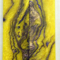 Banana Grape Acrylester #39 (2 pc) Knife Scaless 3/8" x 1 1/2" x 5" - 2287