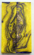 Banana Grape Acrylester #39 (2 pc) Knife Scaless 3/8" x 1 1/2" x 5" - 2287