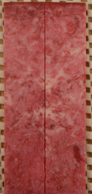 Indiana University Inlace Acrylester (2 pc) Mini Knife Scales  3/16"x1"x5"    002