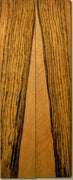 Bocote Figured (2 pc) Knife Scales 3/16" x 1" x 6" - 1044 - Wood Acrylic Supply