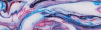 3/4" x 3/4" x 5" Pen Blank Patriotic Swirl Acrylester #31 - Wood Acrylic Supply