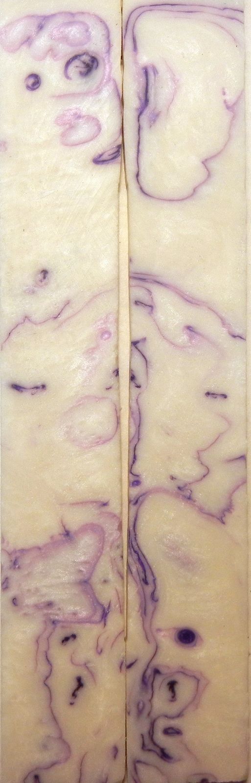 Purple Haze Acrylester #57 (2 pc) Knife Scales 3/16" x 3/4" x 6" - 1616 - Wood Acrylic Supply