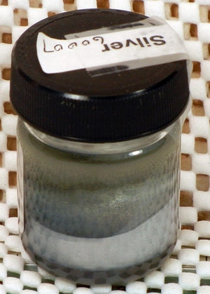 Inlace Inlay Metallic Dyes 1 Ounce Glass Jar Silver 60007 - Wood Acrylic Supply