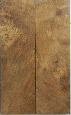 Nargusta Black Burl Swirly (2 pc) Knife Scales  1/4