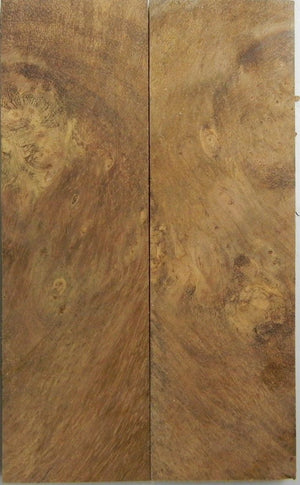 Nargusta Black Burl Swirly (2 pc) Knife Scales  1/4" x 1 1/2" x 5"    W-1 - Wood Acrylic Supply