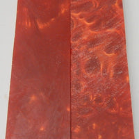 Golden Red Acrylester #14 (2 pc) Mini Knife Scaless  1/4" x 1" x 5"    151