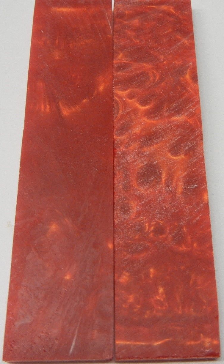 Golden Red Acrylester #14 (2 pc) Mini Knife Scaless  1/4" x 1" x 5"    151