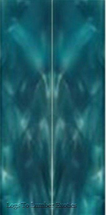 Breaking Waves Acrylic  2 pc Mini Knife Scale  3/16"x3/4"x5" - Wood Acrylic Supply